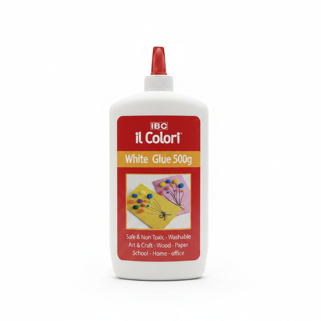 IBC il Colori White Glue 500g / غراء أبيض آي بي سي إل كولوري 500 غرام