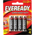 EVEREADY AA 4 PACK Super heavy duty batteries / بطاريات EVEREADY ‏AAA فائقة التحمل عبوة 4