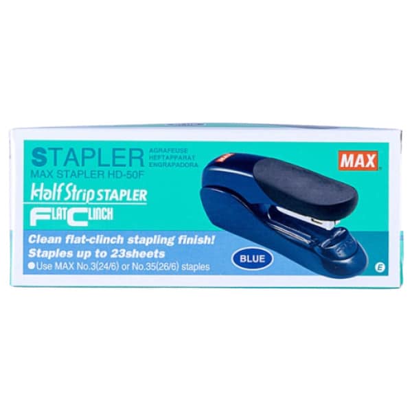 MAX Half strip STAPLER  HD-50F twin lever / دباسة نصف شريط من ماكس، طراز HD-50F، بمقبض مزدوج