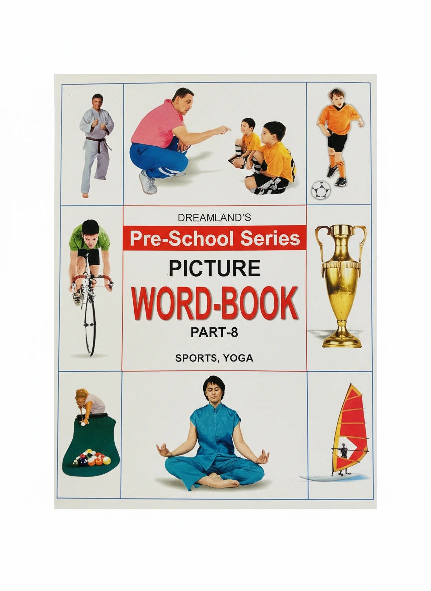 Pre‑School series Picture Word Book Sports, yoga Part 8 / سلسلة ما قبل المدرسة كتاب الكلمات المصورة: رياضات، يوغا الجزء 8