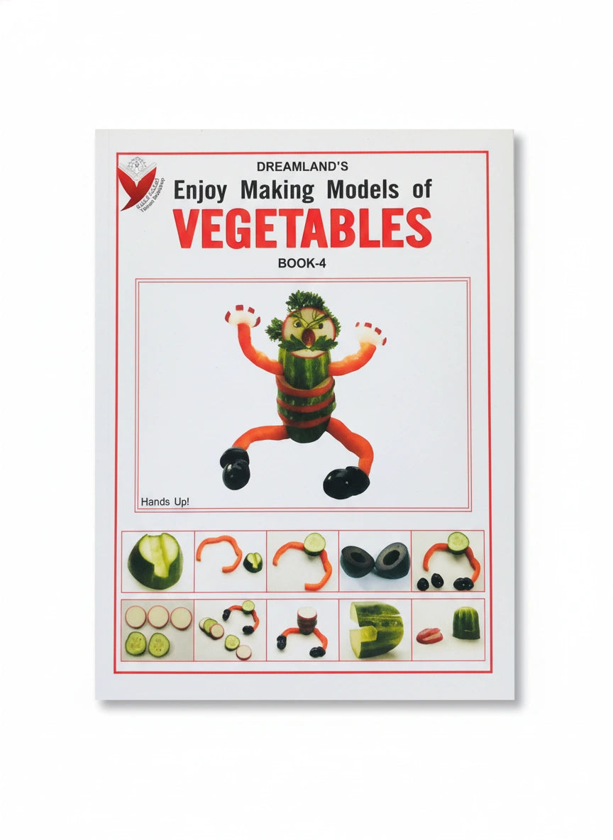 Enjoy making models of Vegetables Book 4 / استمتع بصنع نماذج الخضروات كتاب 4