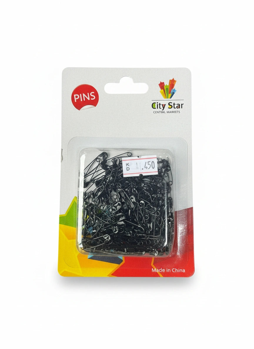 Black Pins Packet / عبوة الدبابيس السوداء