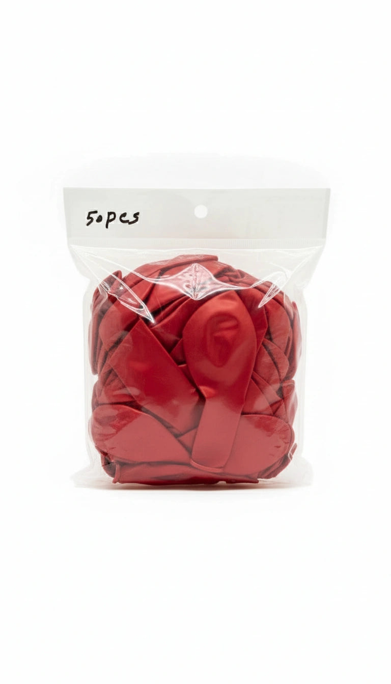 Ballons 50 pcs Red / بالونات ٥٠ قطعة أحمر