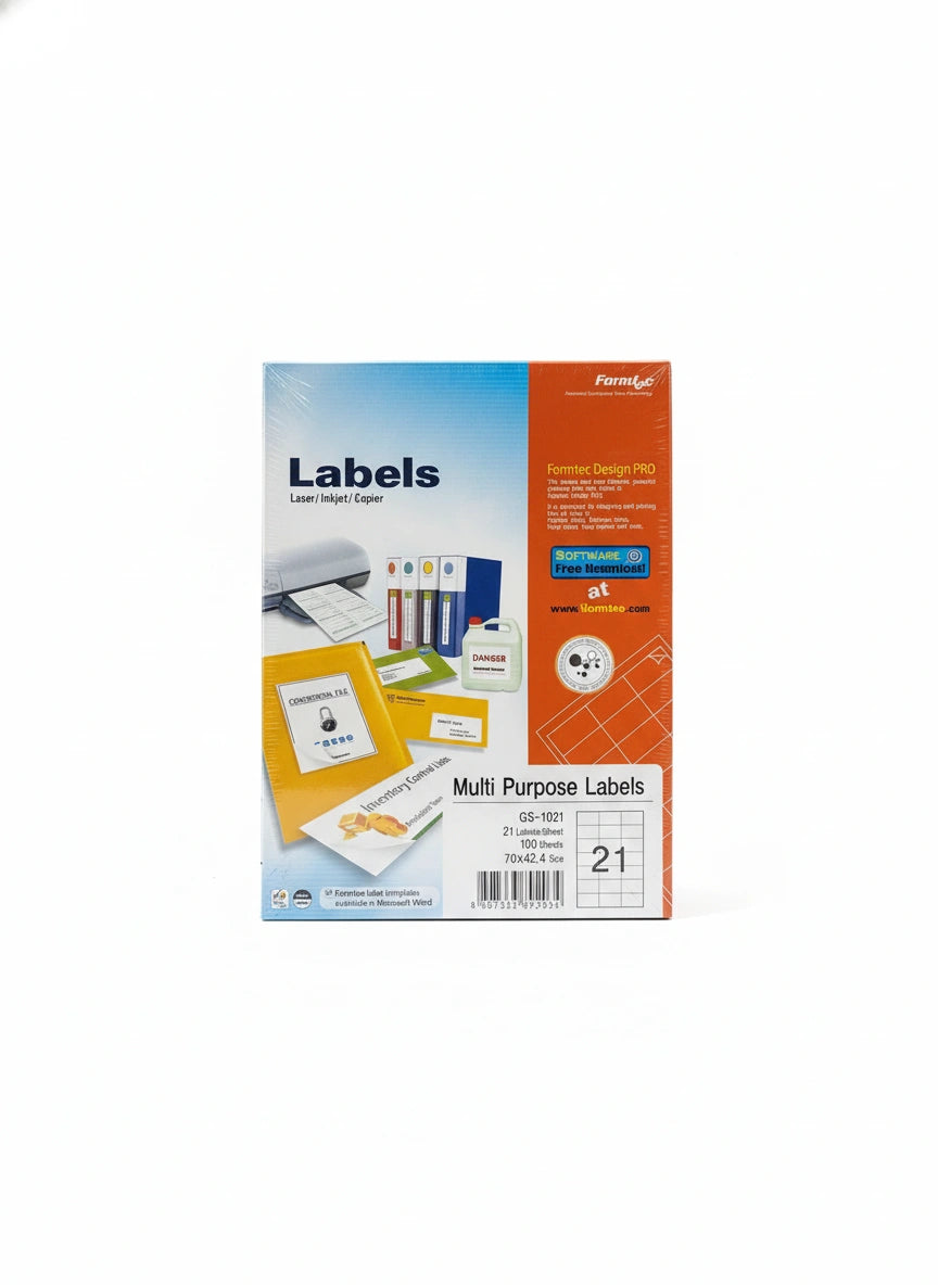 Formtec Multi Purpose Labels GS-1021 / ملصقات متعددة الأغراض فورمتك