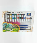 DOZEN 12ml OIL COLOR SET / مجموعة ألوان زيتية (دزينة) 12 مل