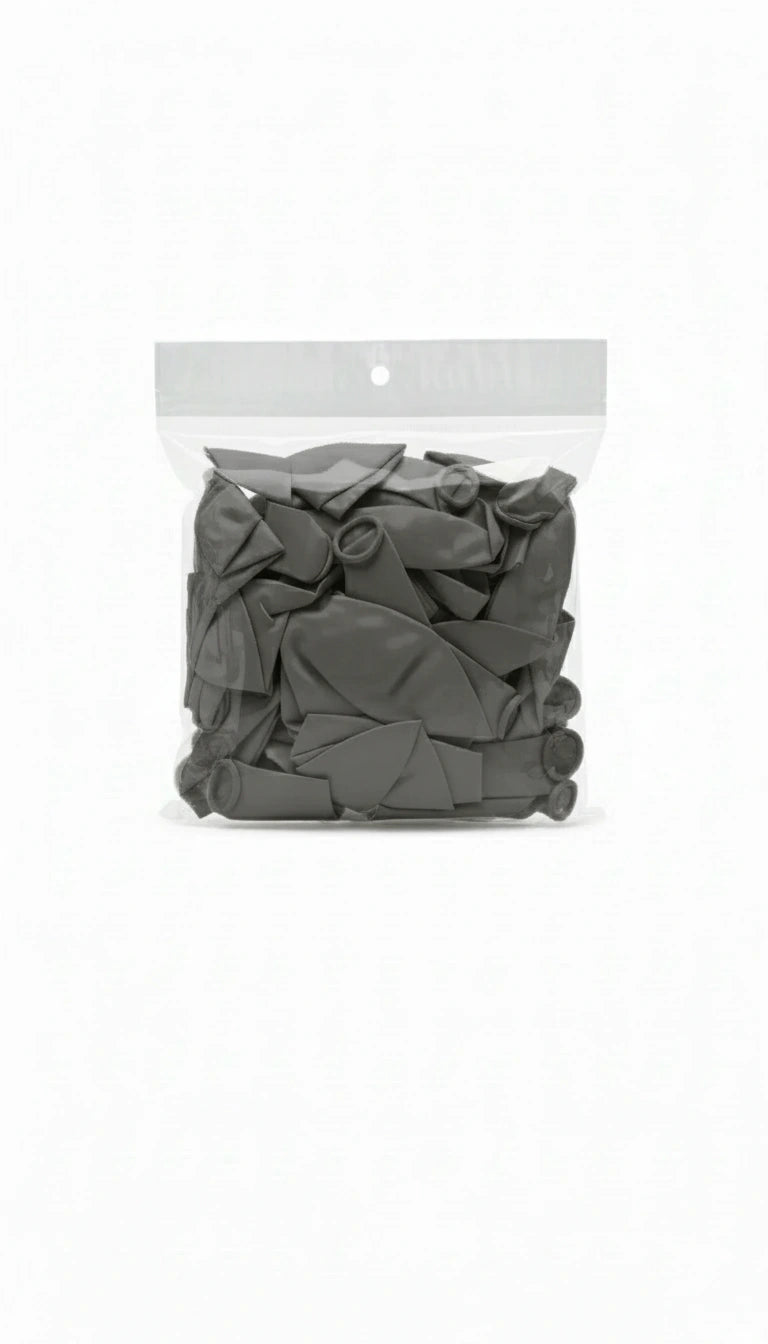 Ballons 50 pcs Grey / بالونات ٥٠ قطعة رمادي
