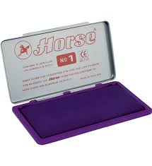Horse Stamp Pad Purple / هورس وسادة ختم بنفسجي
