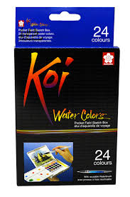 Sakura Koi Water 24 Colors / ألوان مائية ساكورا كوي 24