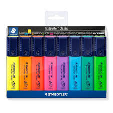 STAEDTLER Textsurfer Classic Highlighter x8 / هايلايتر ستدلر تكستسيرفر كلاسيك x8