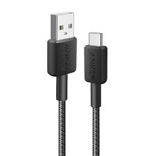 ANKER 322 USB-A to USB-C cable 6ft / كابل ANKER 322 ‏USB-A إلى USB-C بطول 6ft