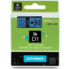 DYMO Label cassette 19mmx7m / شريط ملصقات DYMO مقاس 19 مم × 7 م