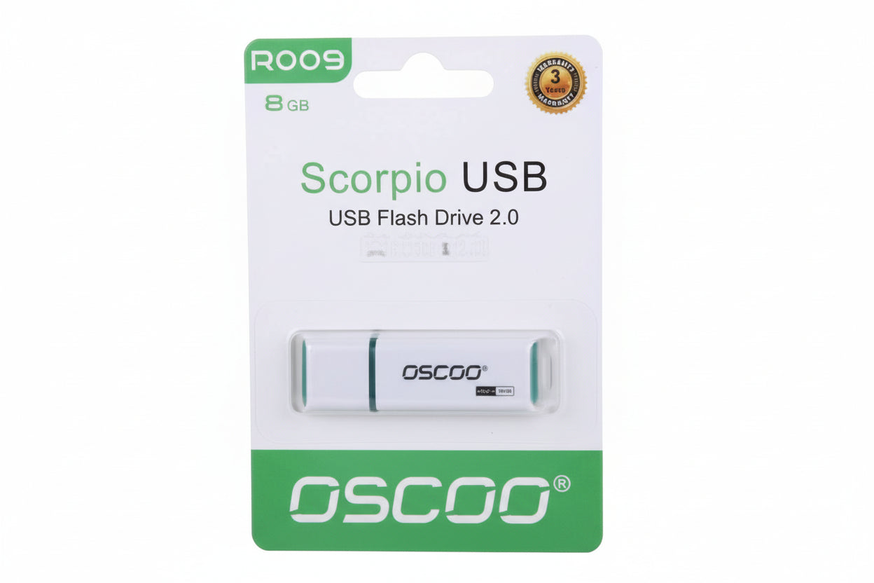 OSCOO R009 Scorpio USB Flash drive 2.0 8GB / ذاكرة فلاش OSCOO R009 Scorpio USB 2.0 بسعة 8 جيجابايت