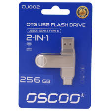 OSCOO CU002 OTG USB Flash drive 2 in 1 256 GB