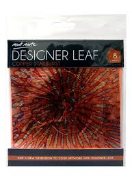 mont marte DESIGNER LEAF 8 Sheets / مونت مارت أوراق تذهيب ديزاينر 8 ورقات