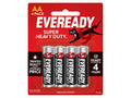 EVEREADY AA 4 PACK Super heavy duty batteries / بطاريات EVEREADY ‏AA فائقة التحمل عبوة 4