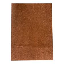 Glitter foam Sheet Copper 50x70 / ورق لامع نحاسي مقاس 50×70 سم