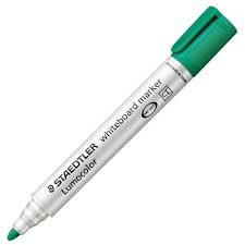 STAEDTLER WhiteBoard Marker Green Bullet / قلم لوح أبيض ستيدتلر لومو-كولور — أخضر