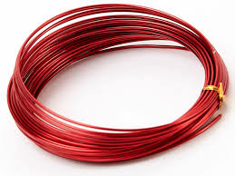 MOTARRO Handmade Aluminium wire Red / سلك ألومنيوم يدوي من MOTARRO احمر