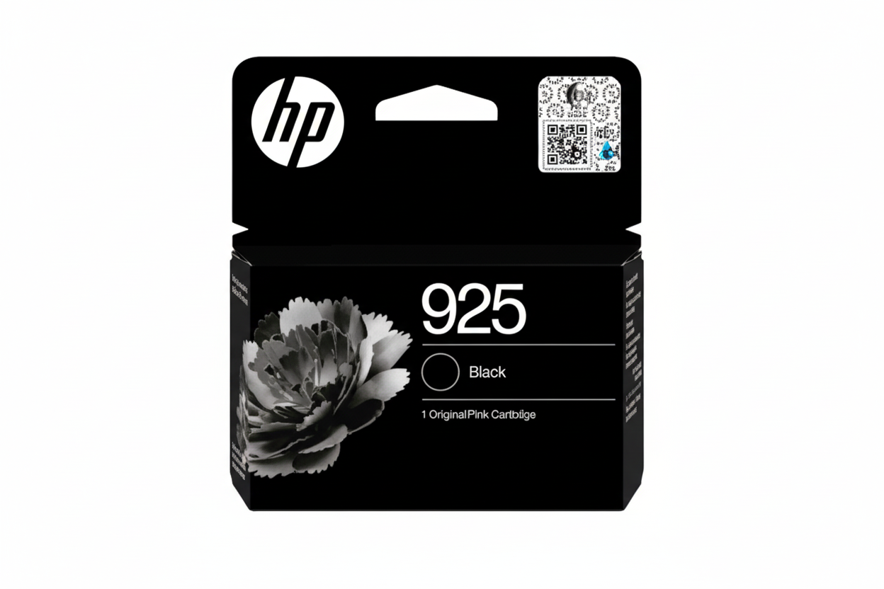 hp 925 Black Original HP Ink Cartridge / خرطوشة حبر أصلية من إتش بي 925، أسود