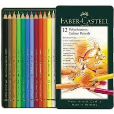 Faber-castell 12 Polychromos Colour Pencils / فابر-كاستل 12 قلم بوليكروموس