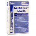 Pentel MW86 White Board marker Blue x12 / بنتل MW86 ماركر سبورة بيضاء أزرق 12 قطعة