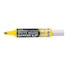 Pentel Maxiflo Whiteboard Marker Yellow / بنتل ماكسي فيلو ماركر سبورة بيضاء