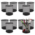 Round Pen container 12 Pcs Black / حامل أقلام دائري 12 قطعة أسود