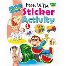 Fun with sticker activity 1 / متعة مع نشاط الملصقات 1