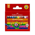 Faber Castell 12 Wax Crayons / فابر كاستل 12 شمع تلوين
