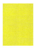 Glitter foam Sheet Neon Yellow 50x70 / ورق لامع أصفر فلوري (نيون) مقاس 50×70 سم