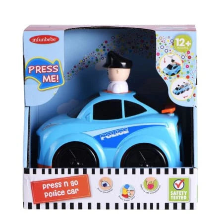 Infunbebe Press N Go Police Car / سيارة شرطة إنفنببي “اضغط وانطلق”