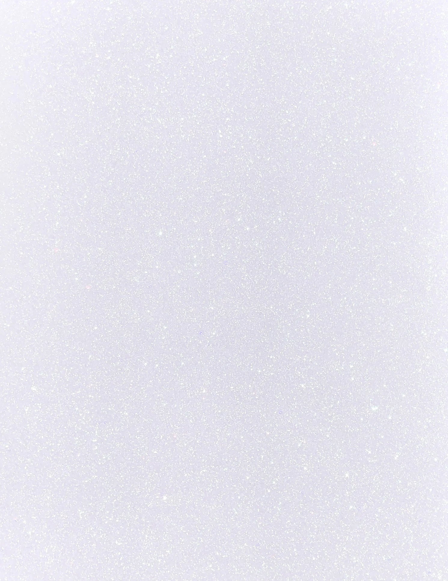 Glitter foam Sheet White 50x70 / ورق لامع أبيض مقاس 50×70 سم