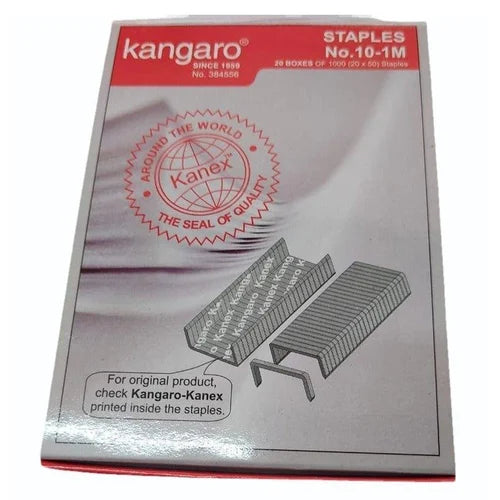 kangaro Staple No.10-1M, 1000 Staples 20 boxes /دبابيس كانغارو رقم 10-1M، 1000 دبوس، 20 علبة