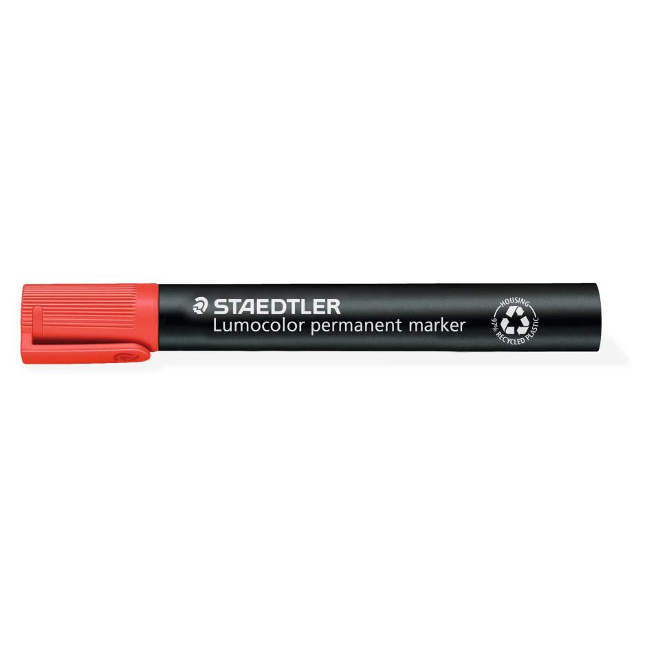 STAEDTLER Permanent Marker Lumocolor Red / قلم تحديد دائم ستيدتلر لومو-كولور — أحمر