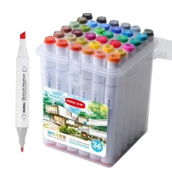Nora! 36 Pcs Markers / نورا! 36ماركر