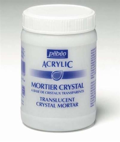 pebeo ACRYLIC TRANSLUCENT CRYSTAL MORTAR / هاون أكريليك شفاف لتجارب فنية – Pebeo