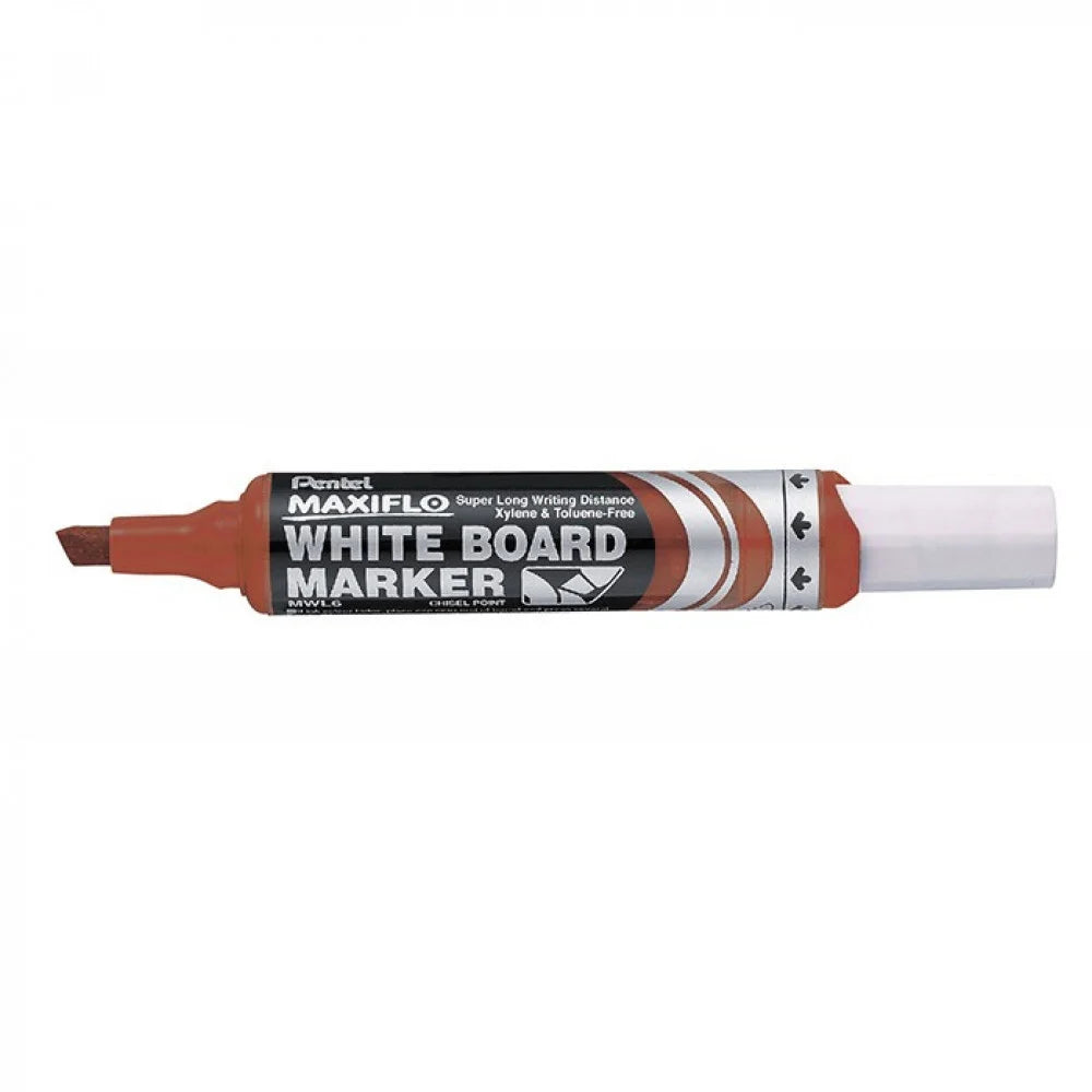 Pentel Maxiflo Whiteboard Marker Brown / بنتل ماكسي فيلو ماركر سبورة بيضاء