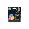 Original HP Ink Cartridge 654 Tri-color 200* pages / خرطوشة حبر أصلية HP 654 ثلاثي الألوان 200* صفحة