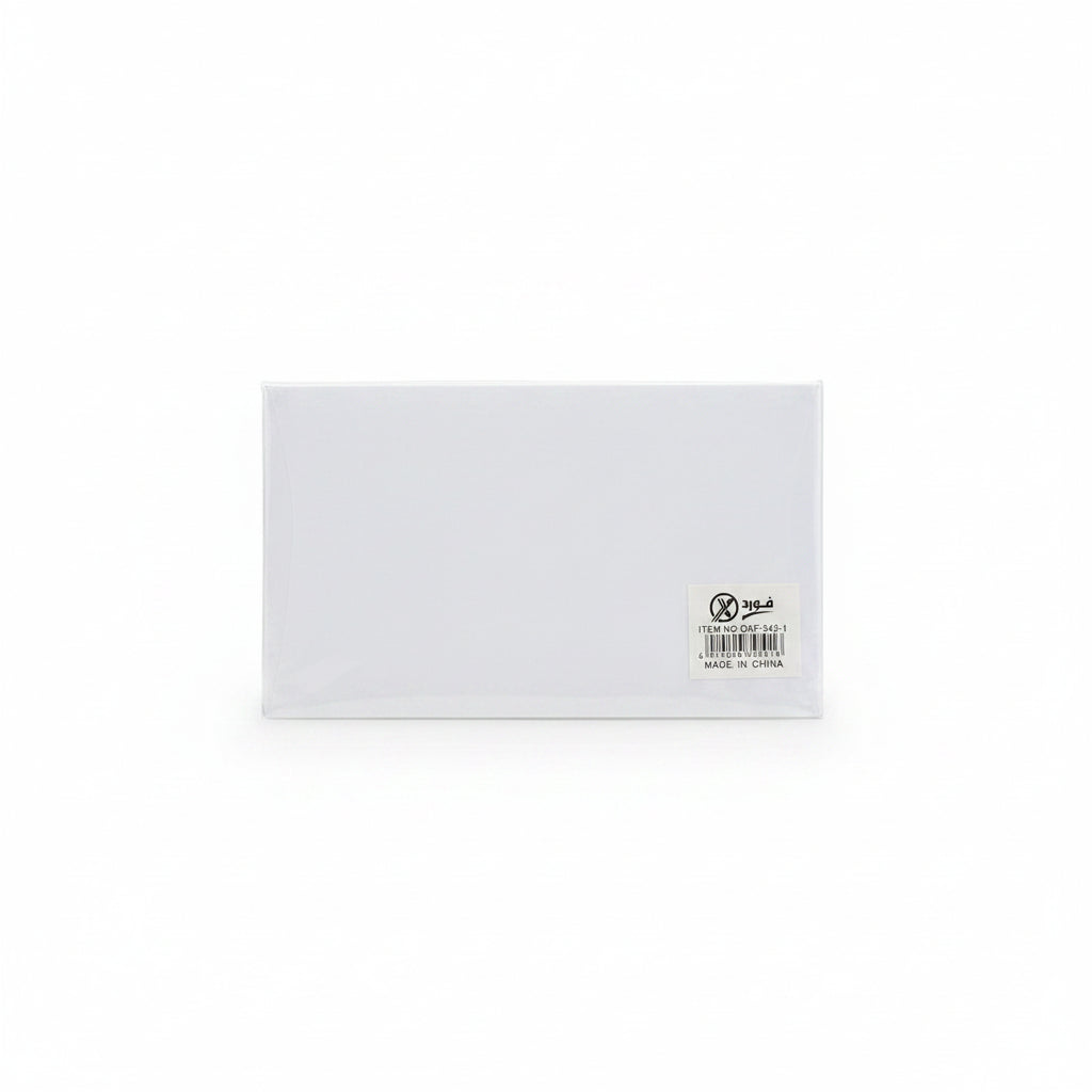 Oxford Mini White Envelopes 3.5 x 6 cm / مظاريف أكسفورد بيضاء صغيرة 3.5 × 6 سم