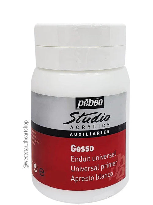 pebeo Studio Gesso 500ml / جيسو ستوديو من Pebeo سعة 500 مل