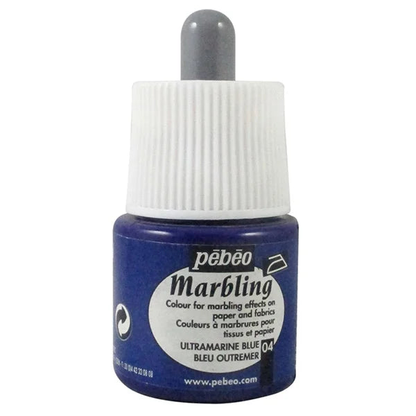 Pebeo Marbling 04 Ultramarine Blue / بيبو ماربلينغ 04 أزرق فوق بحري