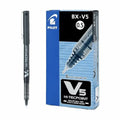 Pilot BX-V5 0.5 HI-TECPOINT x12 Black / بايلوت BX-V5 0.5 هاي تك بوينت ×12 أسود