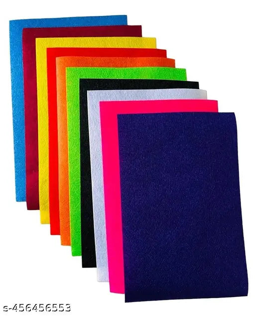 Non-woven Felt Sheets A3 10 Pcs / ألواح لباد غير منسوجة مقاس A3 (10 قطع)