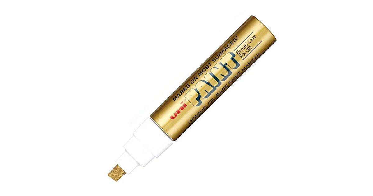 Uni Paint Marker Px-30 Gold / يوني بينت ماركر PX-30 ذهبي