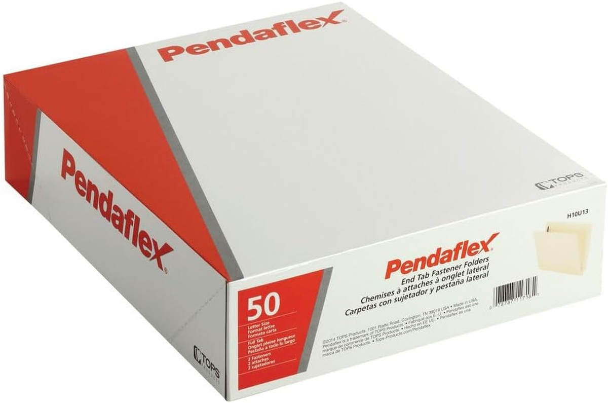 Pendaflex End tab File folders 50pcs/packet/ ملفات طرفية بيندافليكس