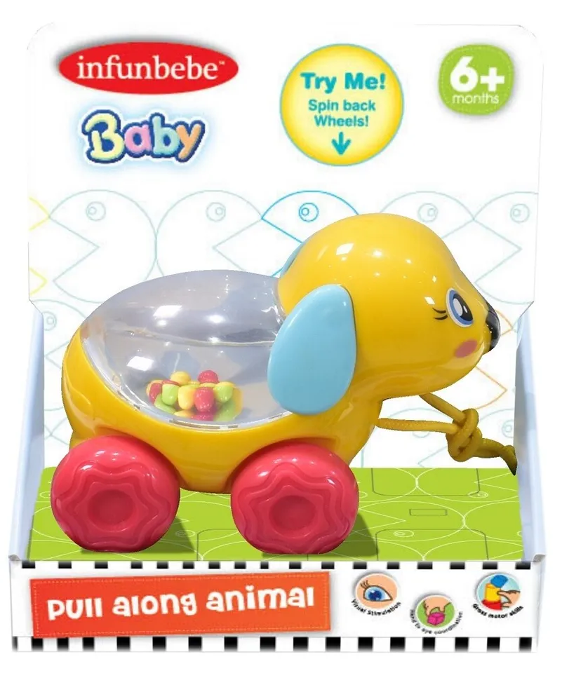 Infunbebe Pull Along Animal / حيوان يُسحب على العربة من إنفانبِيبي