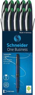 Schneider One Business Rollerball Pen Green 10 pcs
