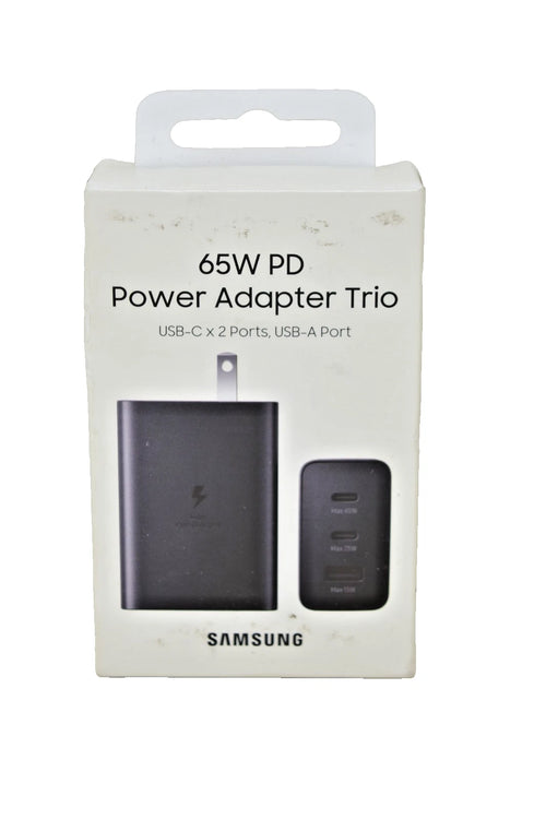 65W PD Power Adaptor trio / محوّل طاقة بقدرة 65 واط بتقنية PD – تريو