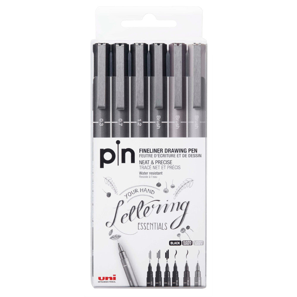 uni PIN FINELINER DRAWING PEN Black / قلم رسم دقيق Uni Pin Fineliner