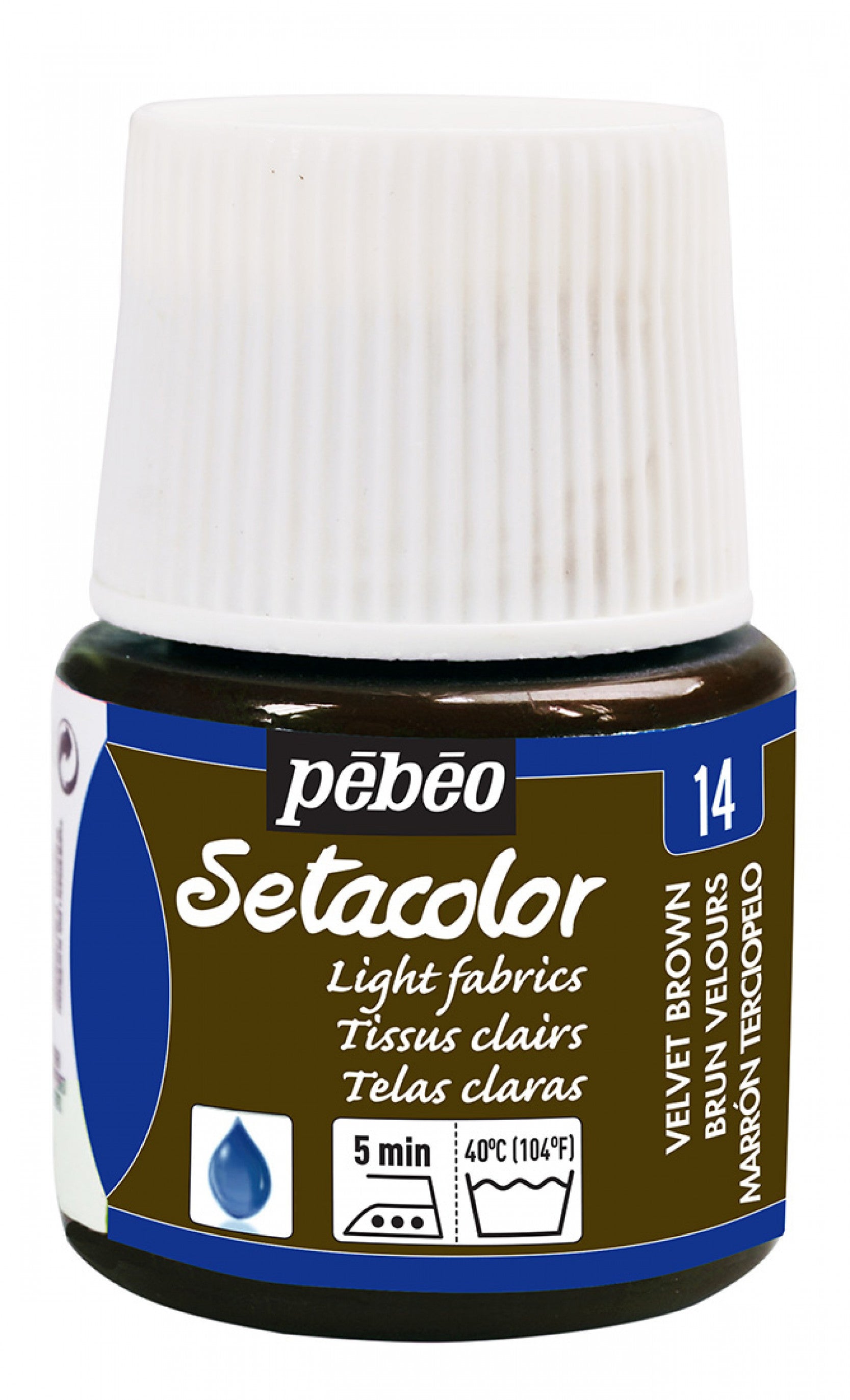 Pebeo Setacolor Velvet Brown / بيبو سيتاكلر بني مخملي
